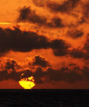 Sunset on the Indian Ocean